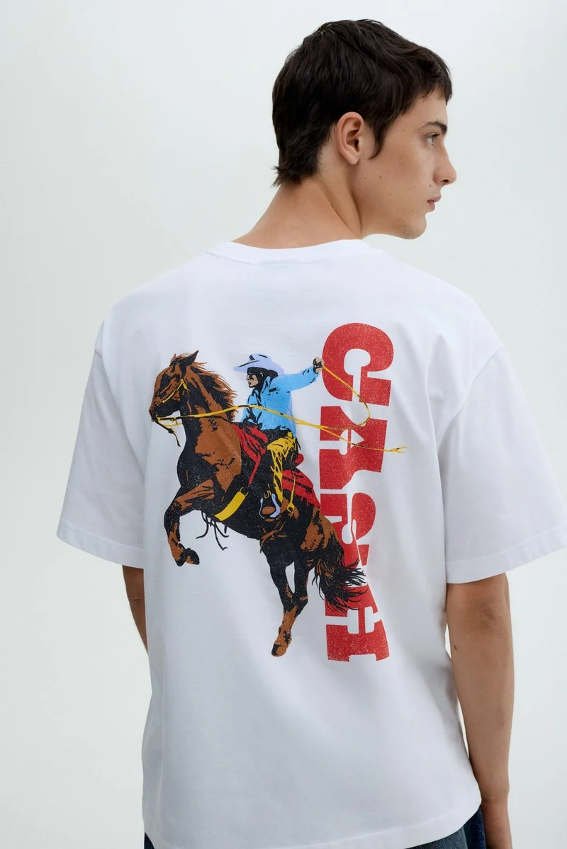 اتش اند ام تي-شيرت بقصة مريحة